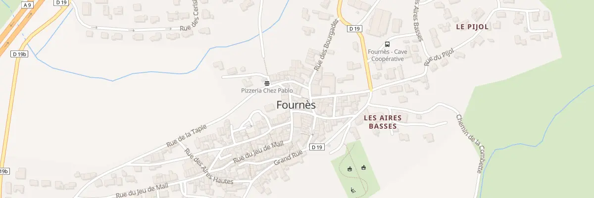 Plan du 6 Rue de l’Endronne à Fournès