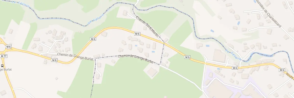 Plan du 1A Che de Grange Burlat à Genilac