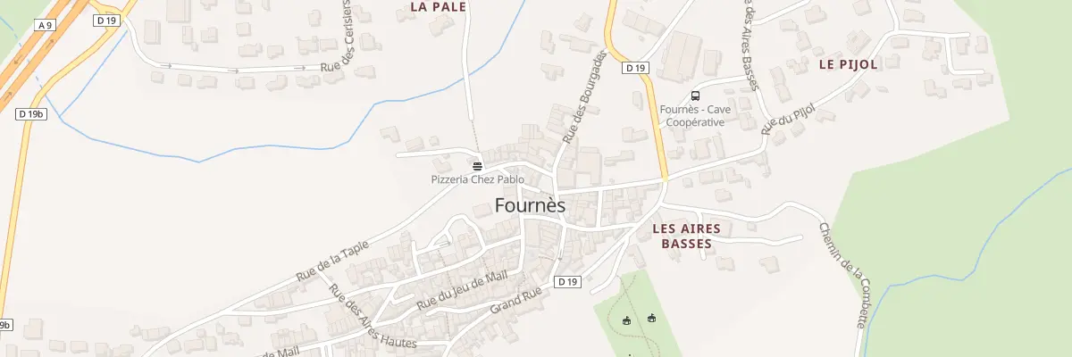 Plan du 5258 Rue de l’Endronne à Fournès
