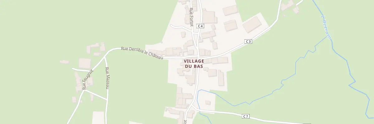 Plan du 5029 Village du Bas à Villeberny