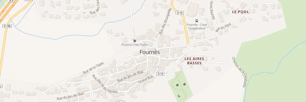 Plan du 7 Pl du Planet à Fournès