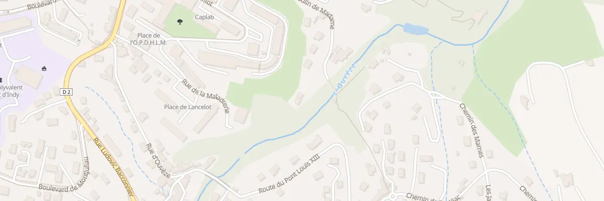 Plan du 6001 Le Moulin de Madame à Privas