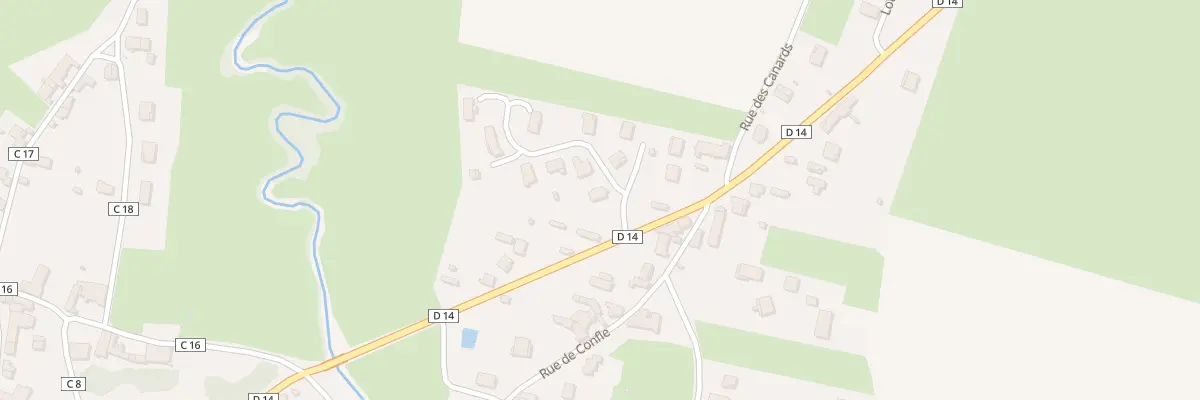 Plan du 1 Lot de Confle à Salornay-sur-Guye