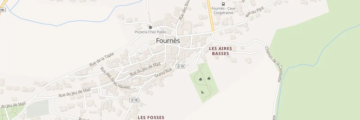 Plan du 4 Rue des Bourgades à Fournès