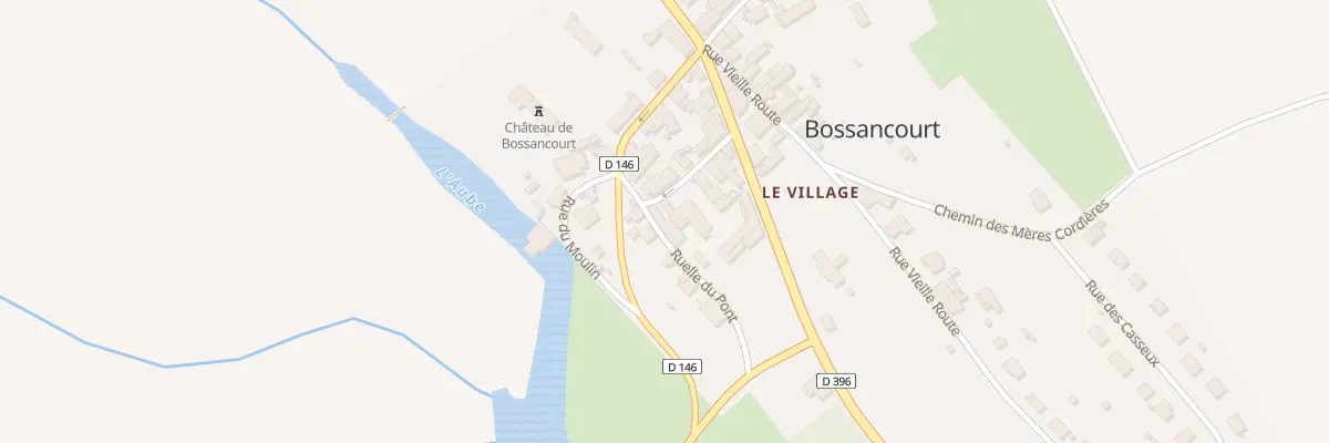 Plan du 2 Rue de la Vierge à Bossancourt