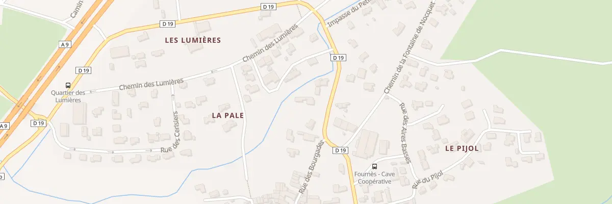 Plan du 3 Rte de Remoulins à Fournès