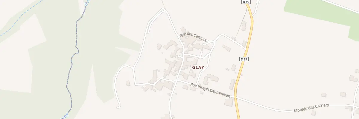 Plan du 5286 Glay à Saint-Germain-Nuelles