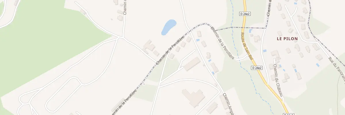 Plan du 32 Che de la Pérollière à Saint-Pierre-la-Palud
