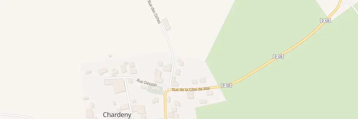 Plan du 4 Rue des Oches à Chardeny