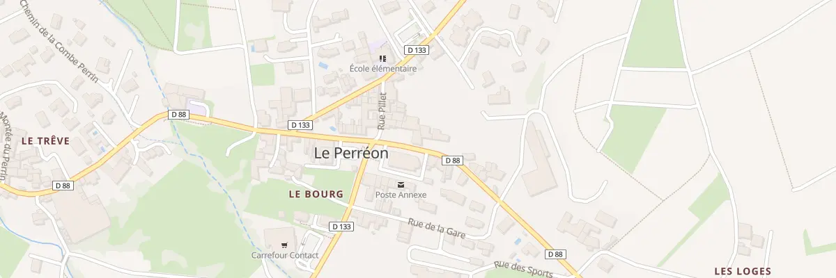 Plan du 33 Rue Louveigne au Perréon