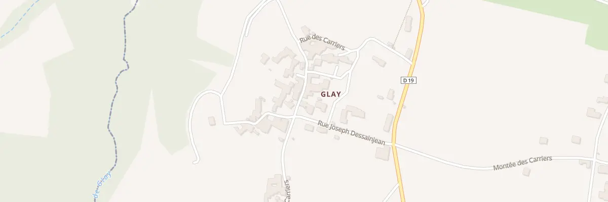 Plan du 5263 Glay à Saint-Germain-Nuelles