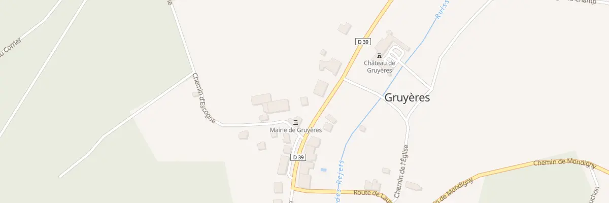 Plan du 5023 Le Village à Gruyères