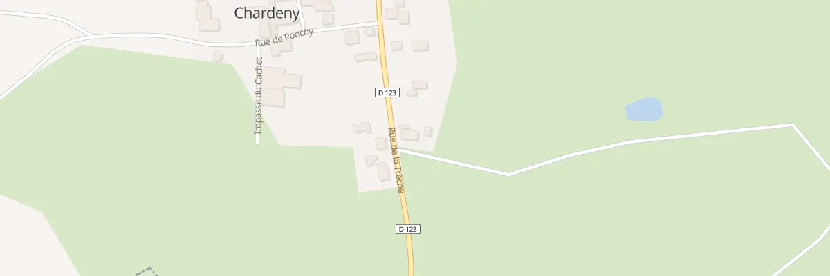 Plan du 7 Rue de la Treche à Chardeny