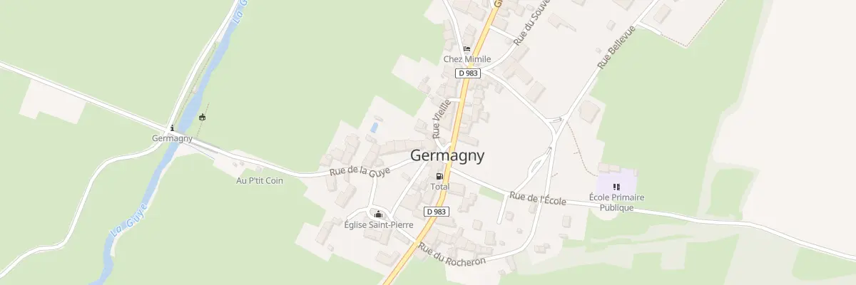 Plan du 4 Pl du Puits à Germagny