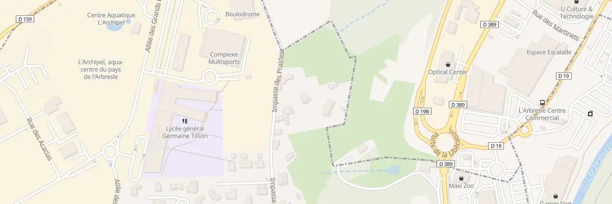 Plan du 244 Imp des Prairies à Sain-Bel