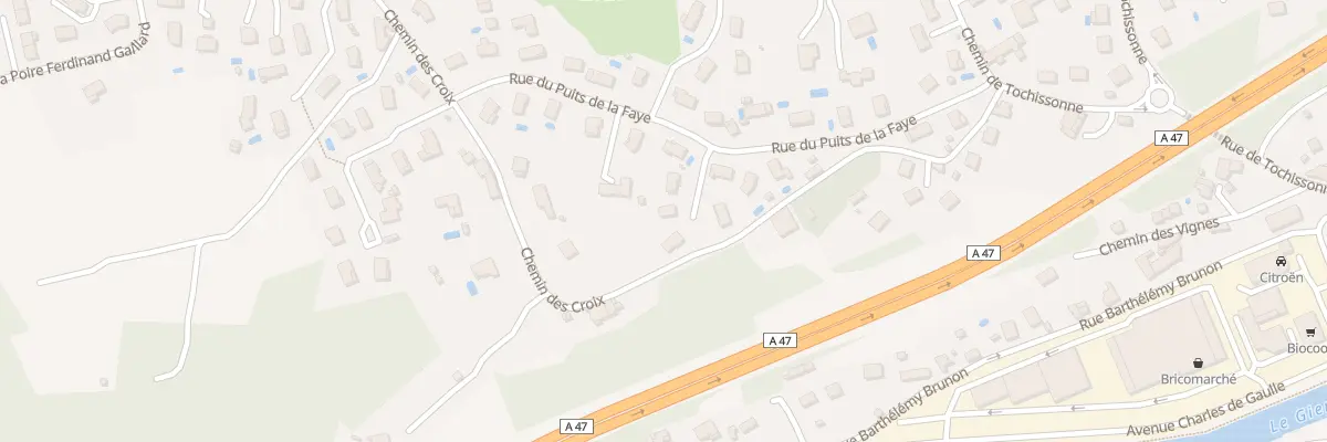 Plan du 17 Rue du Puits de la Faye à Rive-de-Gier