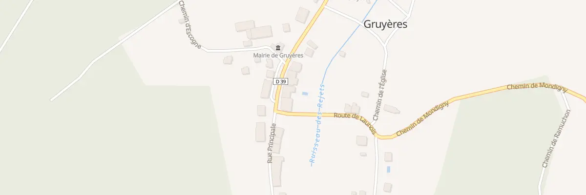 Plan du 5009 Rue Principale à Gruyères