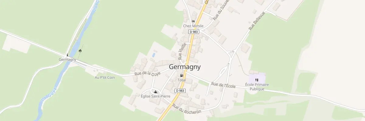 Plan du 5039 Rue Vieille à Germagny