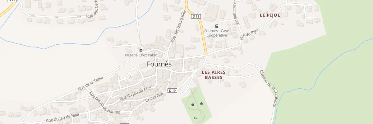 Plan du 4 Rue des Loisirs à Fournès