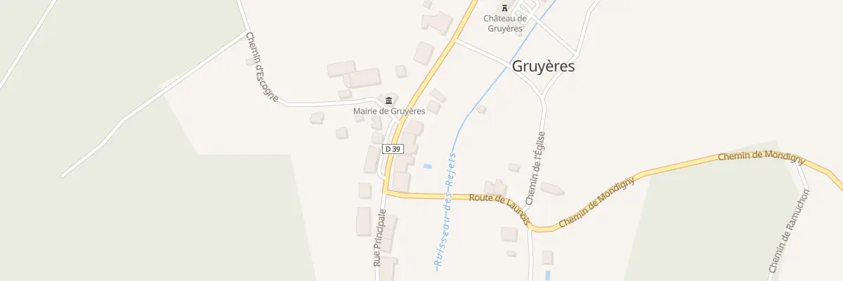 Plan du 31 Rue Principale à Gruyères