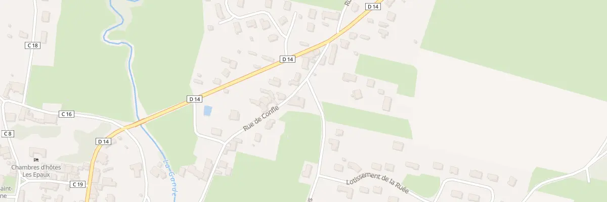 Plan du 10 Rue de Confle à Salornay-sur-Guye