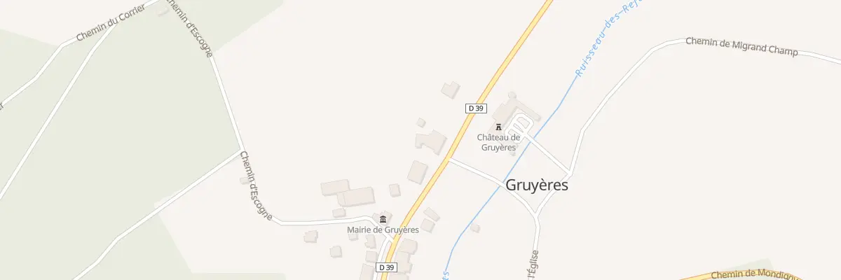 Plan du 42 Rue Principale à Gruyères
