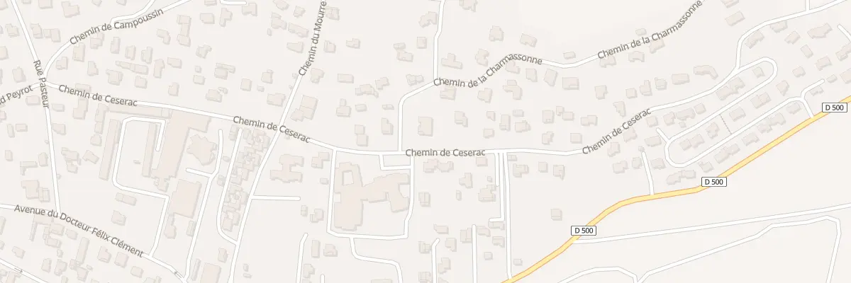 Plan du 463T Che de Ceserac à Montfrin