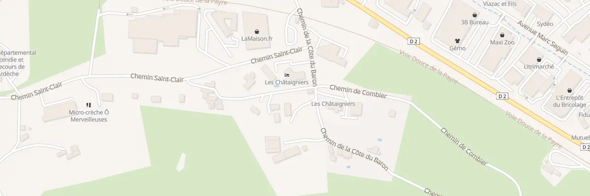 Plan du 15 Che du Moulin du Seigneur à Privas