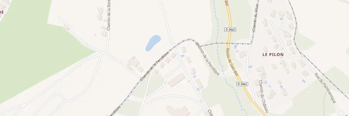 Plan du 26 Che de la Pérollière à Saint-Pierre-la-Palud