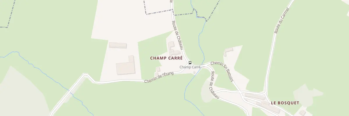 Plan du 42 Che de l’Etang à Mazille