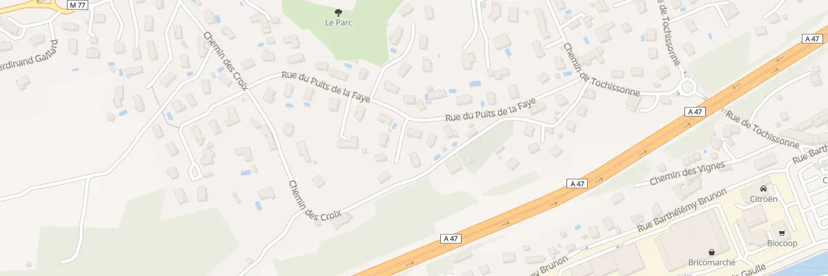 Plan du 11 Rue du Puits de la Faye à Rive-de-Gier