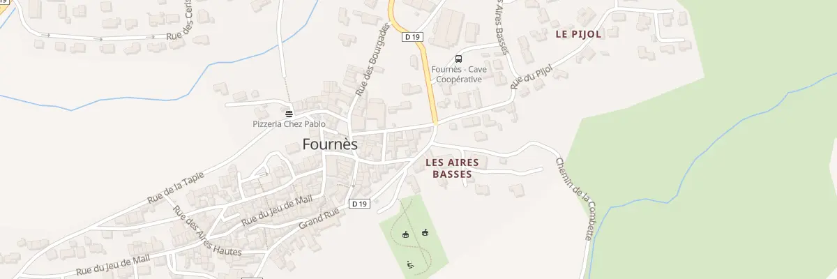 Plan du 41 Gr Grand Rue à Fournès