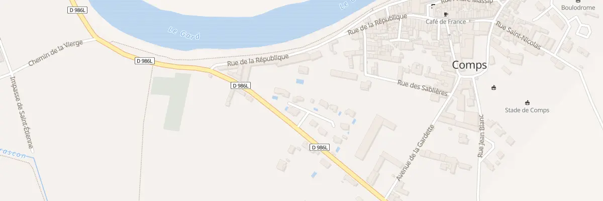 Plan du 5491 Le Village à Comps