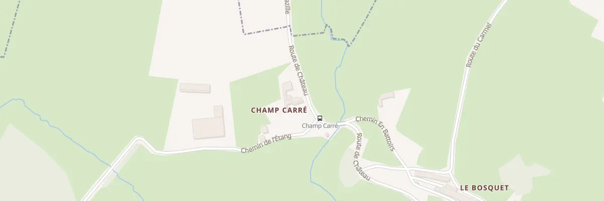 Plan du 1651 Rte de Chateau à Mazille