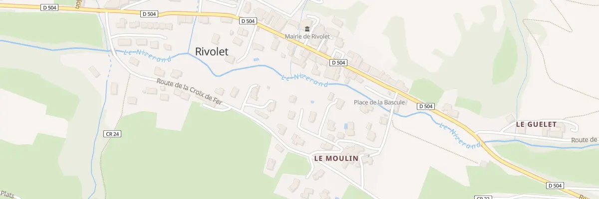 Plan du 5190 Le Moulin à Rivolet