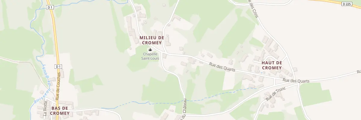 Plan du 5496 Cromey Le Haut à Saint-Sernin-du-Plain