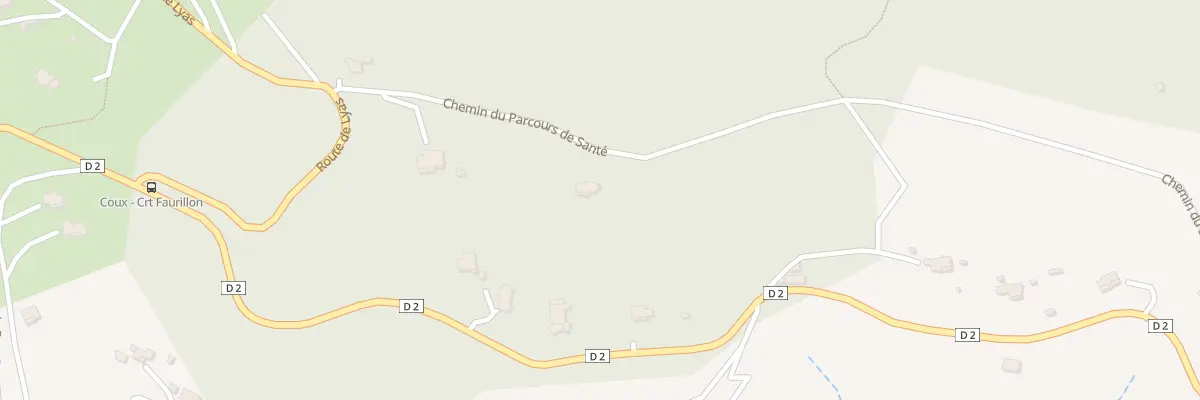 Plan du 220 Che du Parcours de Sante à Coux
