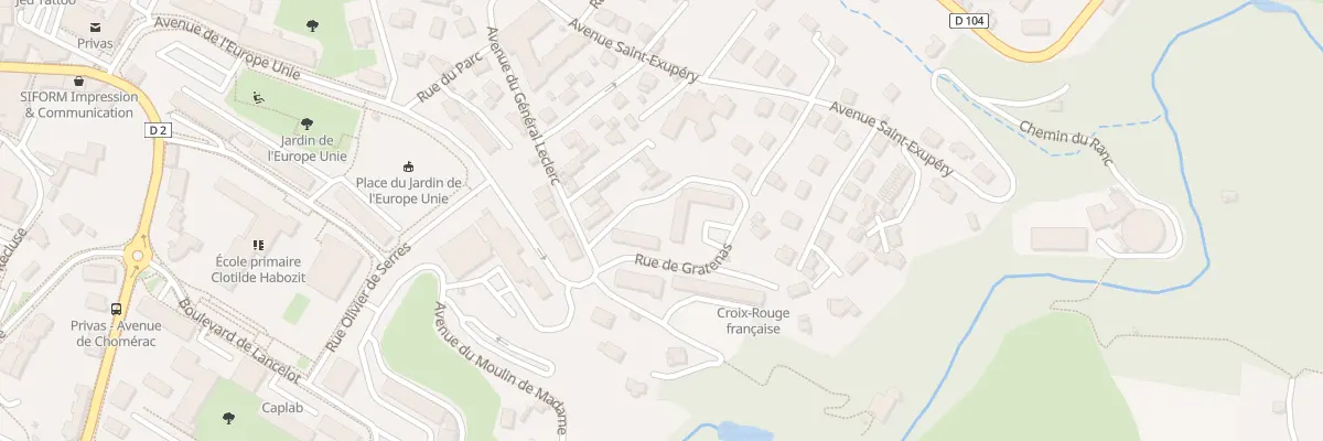 Plan du 9004 Av General Leclerc à Privas