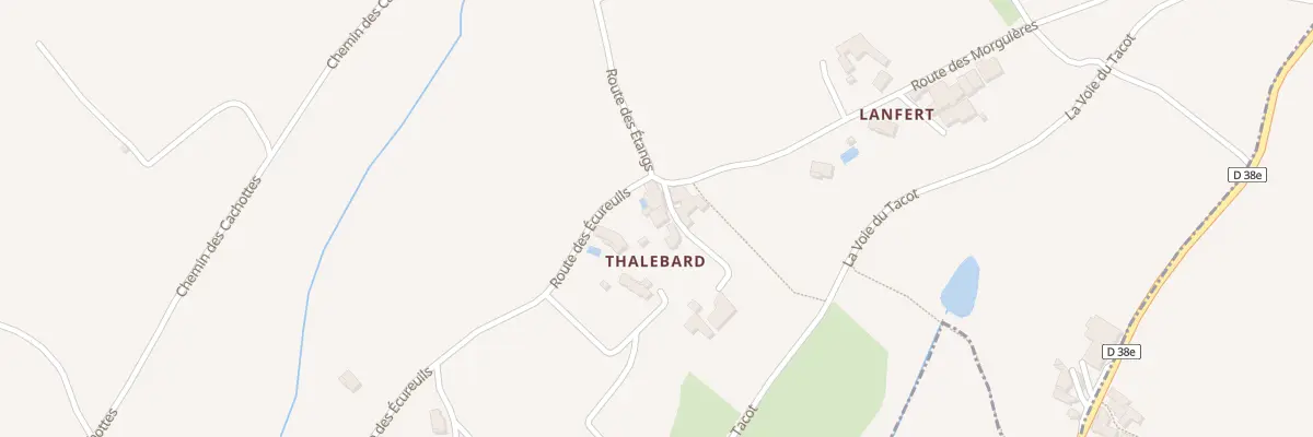 Plan du 5015A Thalebart à Moiré
