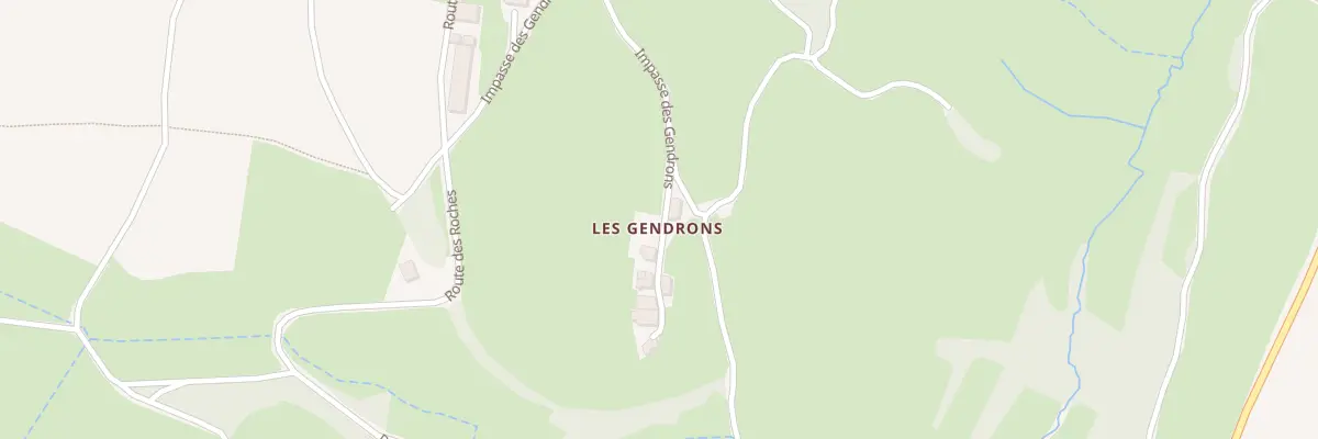 Plan du 5483 Les Gendrons à Tramayes