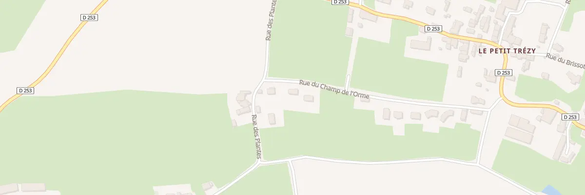 Plan du 2 Rue du Champ de l’Orme à Saint-Jean-de-Trézy