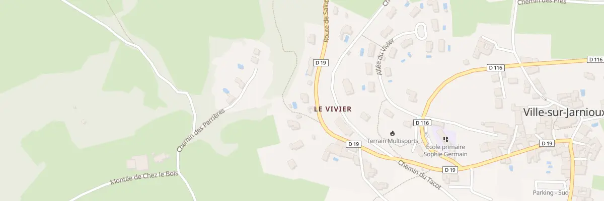 Plan du 165 Rte de Saint-Roch à Ville-sur-Jarnioux