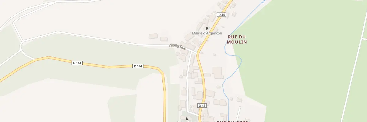 Plan du 2 Imp de l’Eglise à Argançon