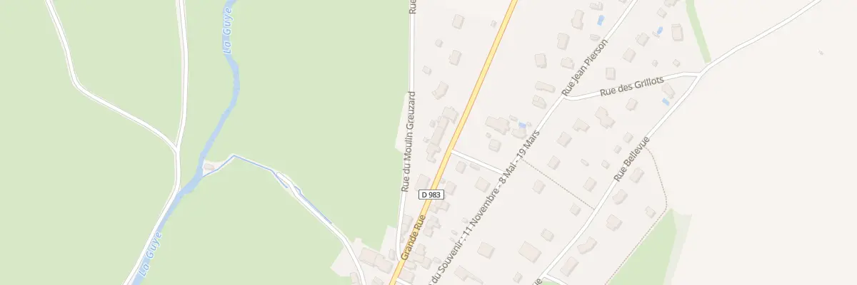 Plan du 4 Rue Grande Rue à Germagny