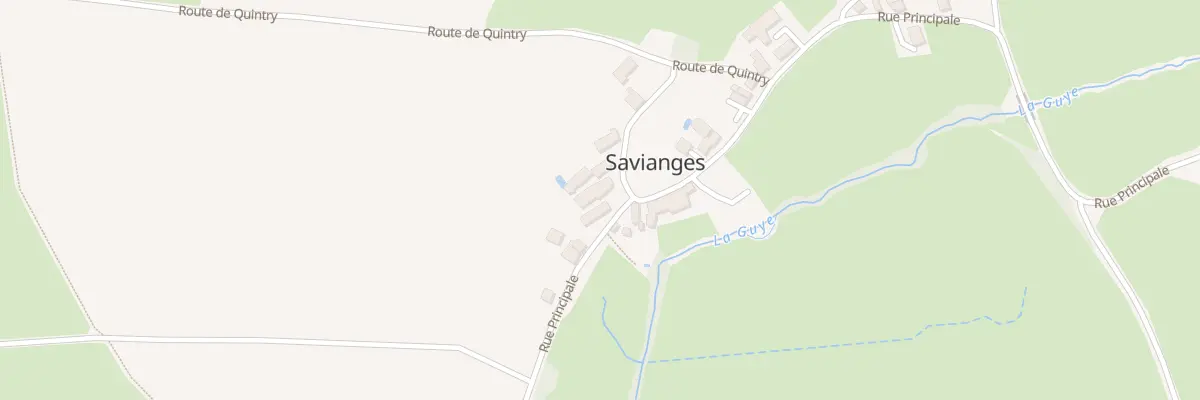 Plan du 5021 Le Bourg à Savianges