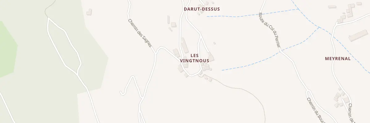 Plan du 645 Che des Vingtenoux à Empurany