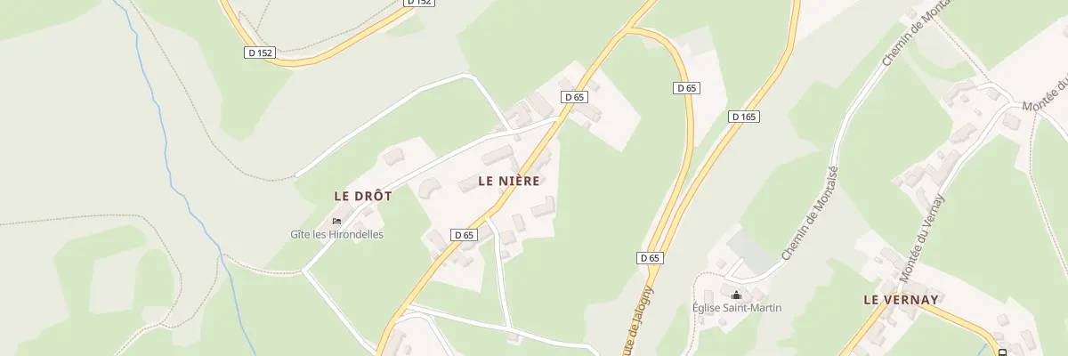 Plan du 5010 Au Niere à Château