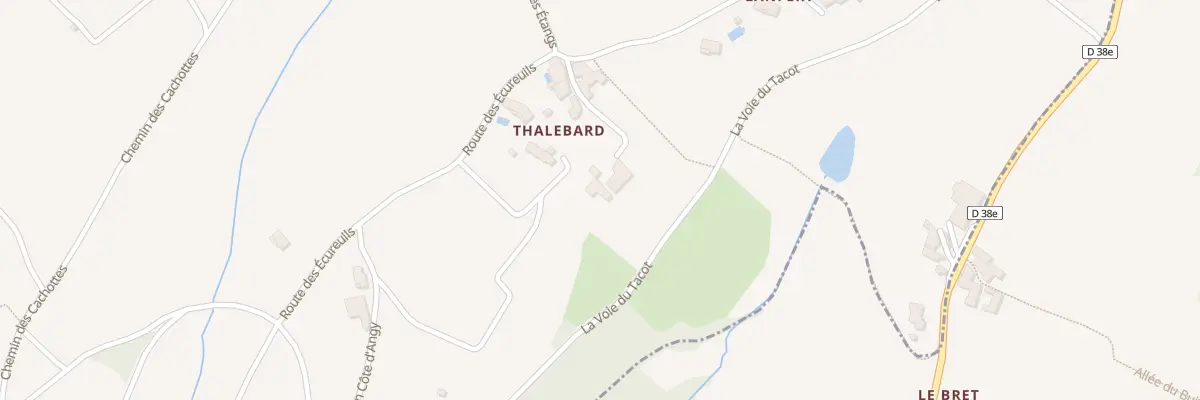 Plan du 5014 Thalebart à Moiré