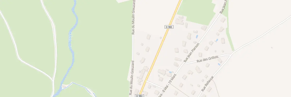 Plan du 5126 Rue Grande Rue à Germagny
