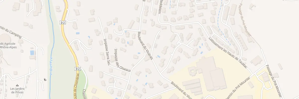 Plan du 331 Bd du Vivarais à Saint-Priest